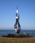 Preview: Flame garden artwork rusty iron